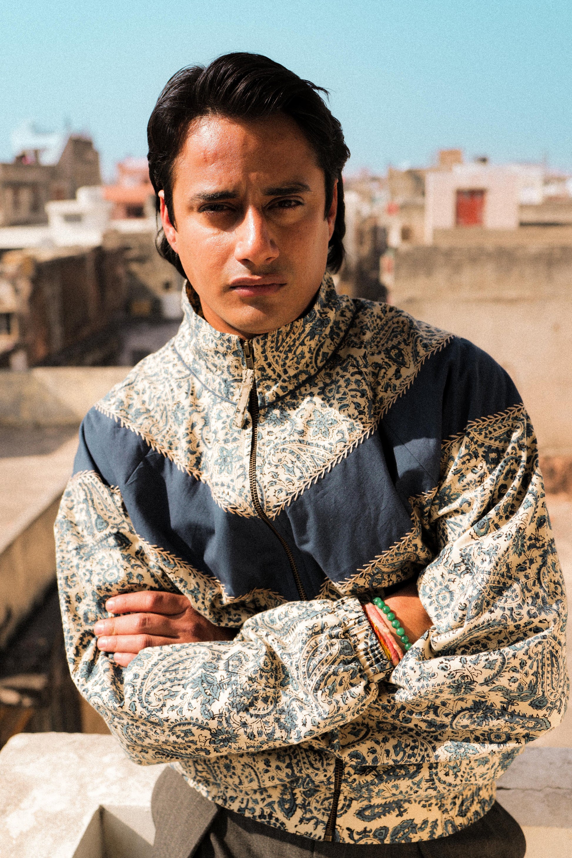Bagru Panel Handcrafted Track Jacket