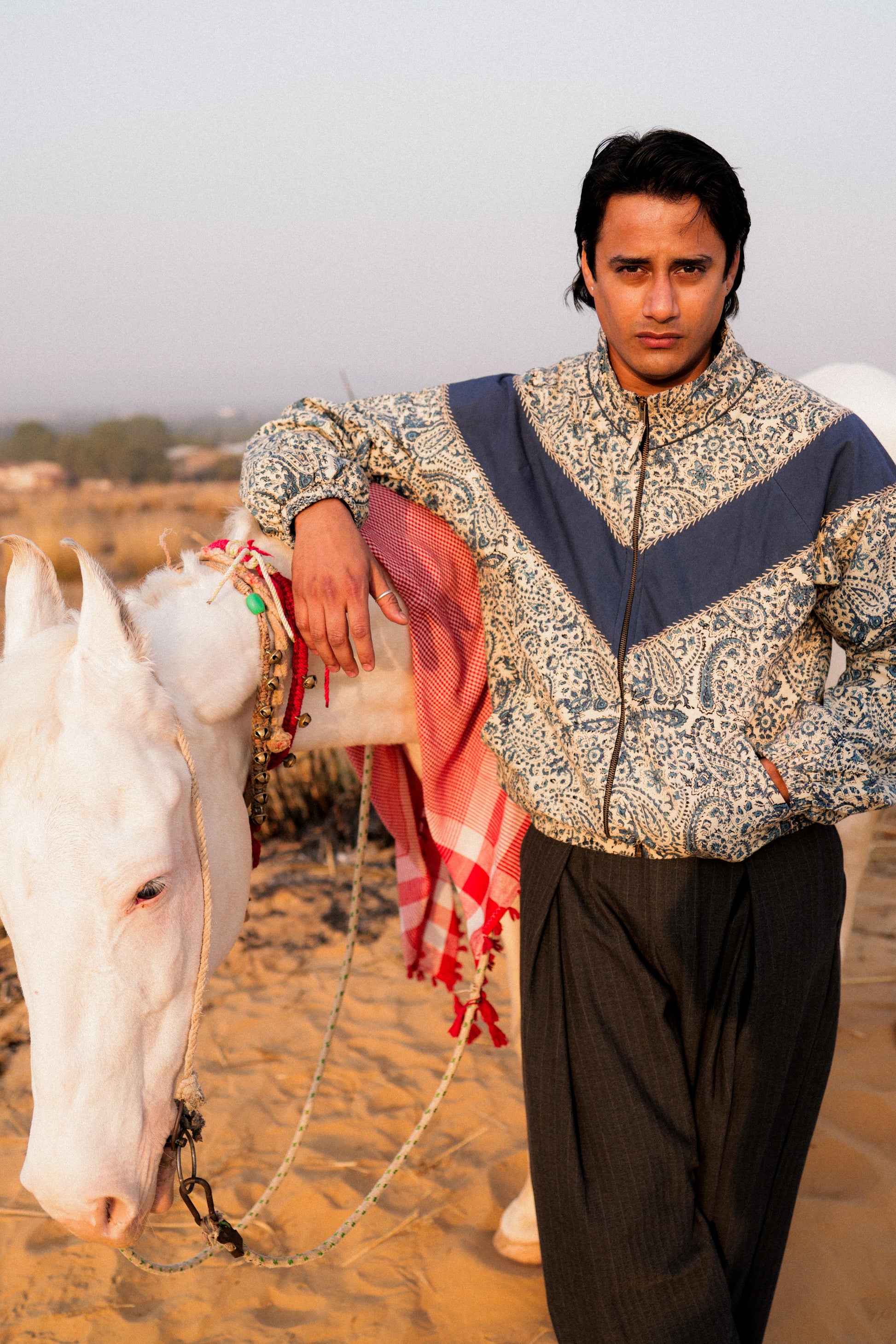 Bagru Panel Handcrafted Track Jacket